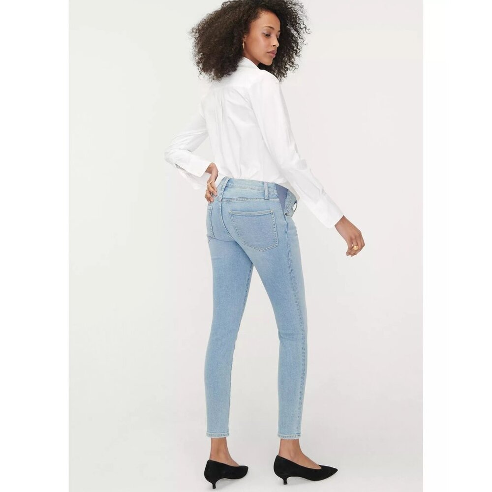 Hatch Under the Bump Slim Maternity Jean Light Wash Size 27